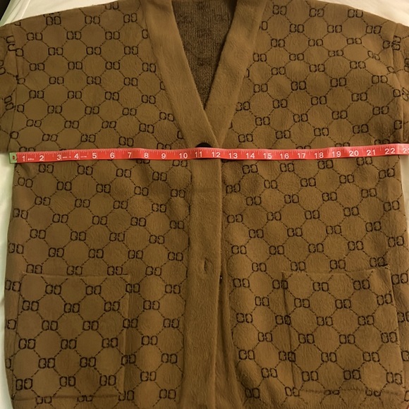 GG Inspired Thick Korean Warm Cardigan/Sweater - Picture 4 of 5